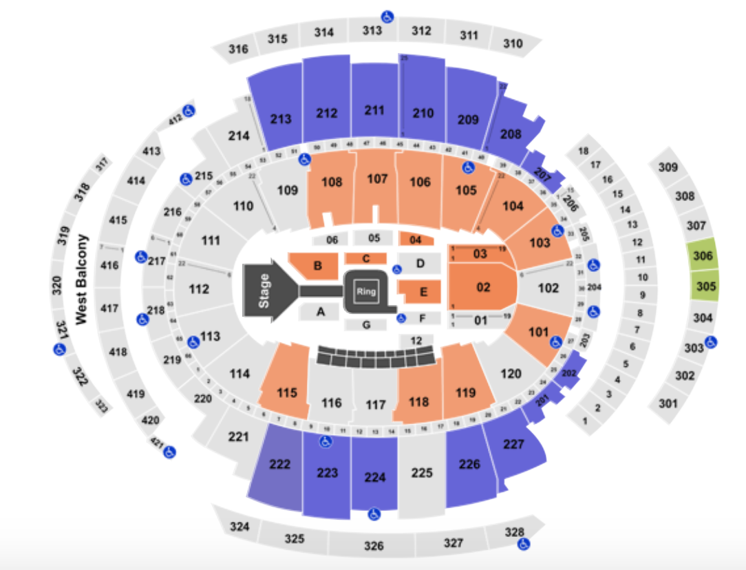 Madison Square Garden Seating Chart Rows Seat And Club Seats Info